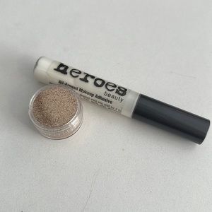 Heroes beauty non toxic gold body and face makeup glitter